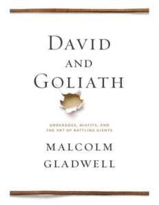 David and Goliath
